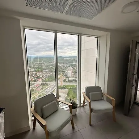 36Th Floor Sky City Apartment Free Parking Skopje Exterior photo
